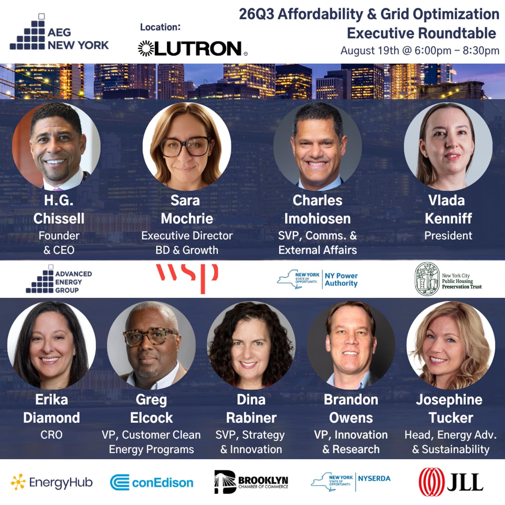 26Q3 New York Executive Roundtable: Affordability & Grid Optimization