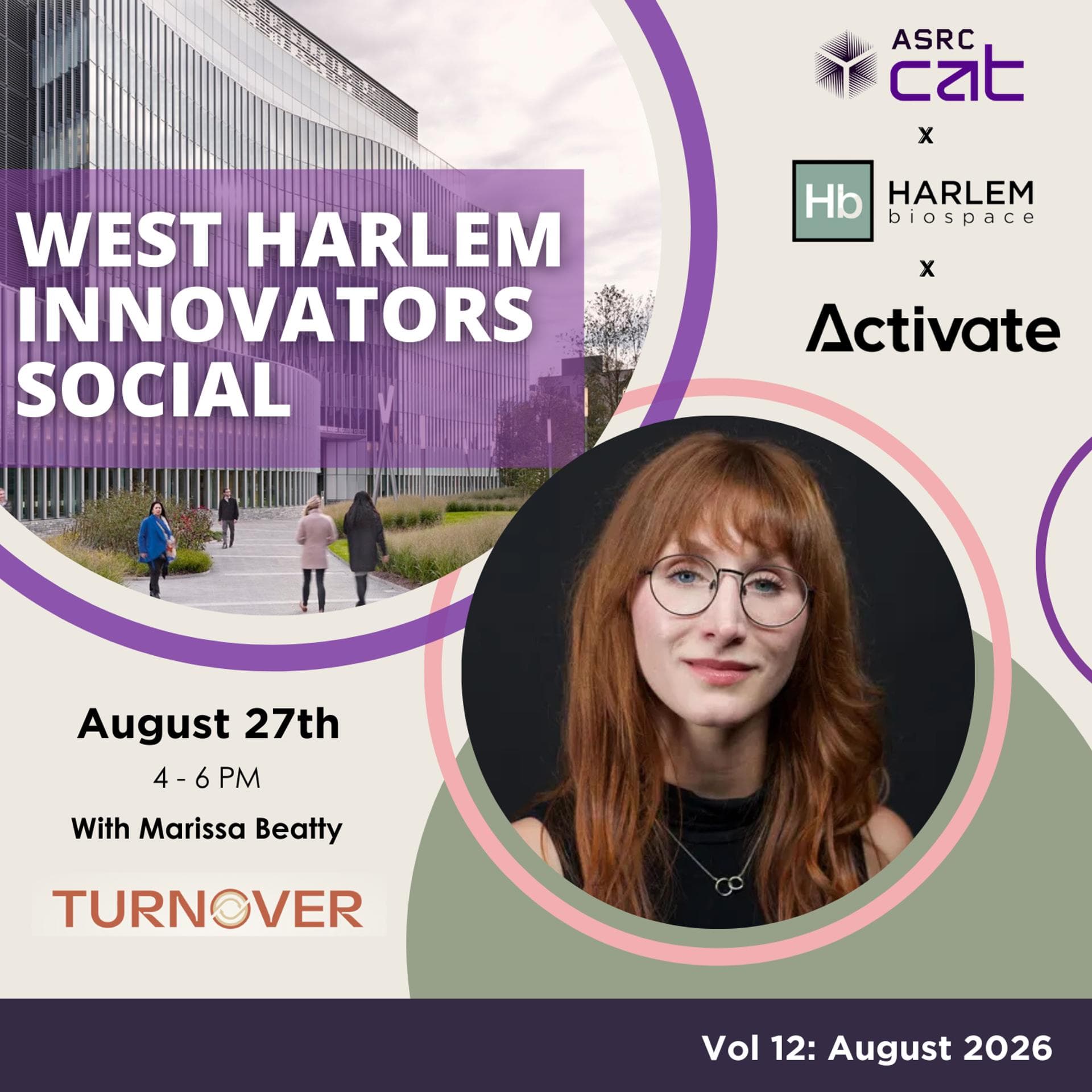 ASRC CAT x HB x Activate NY August Innovators Social