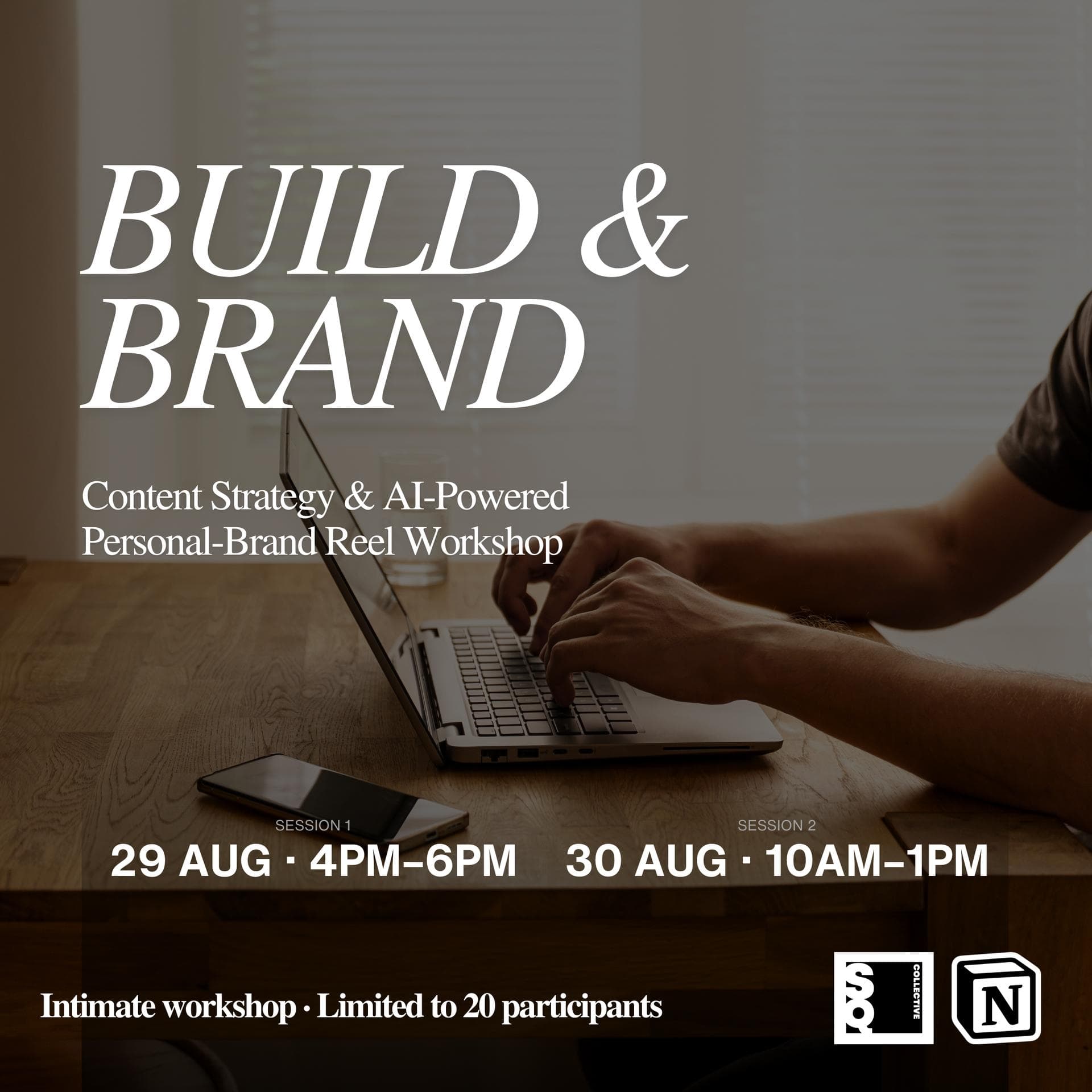 BUILD & BRAND: AI Content Strategy & Personal-Brand Reel Workshop