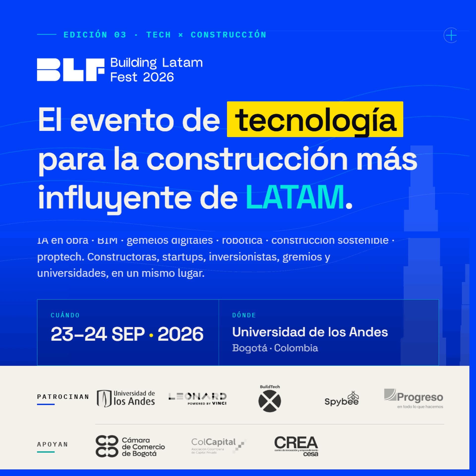 Building Latam Fest 2026 (Bogotá)