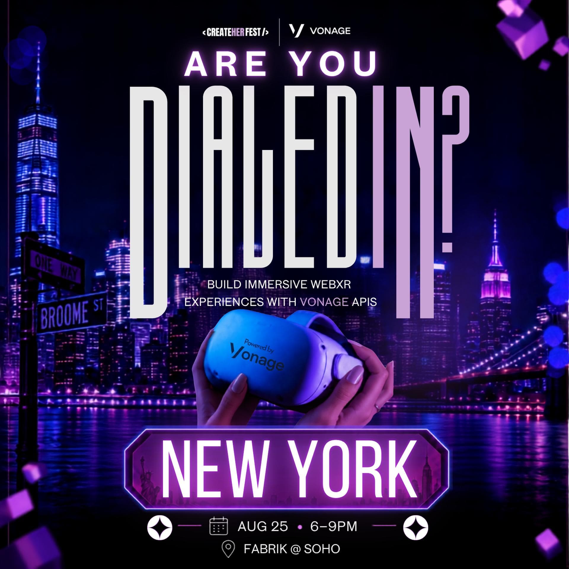 DialedIn N.Y.C. | A CreateHER Fest Tech Series